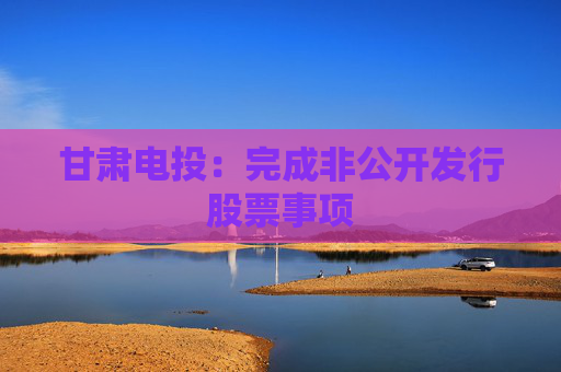 甘肃电投：完成非公开发行股票事项