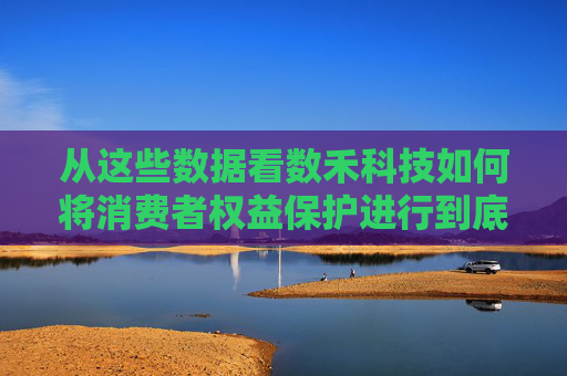 从这些数据看数禾科技如何将消费者权益保护进行到底