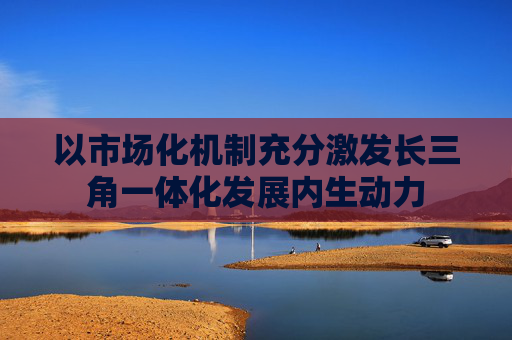 以市场化机制充分激发长三角一体化发展内生动力