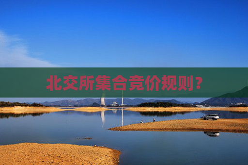 北交所集合竞价规则？