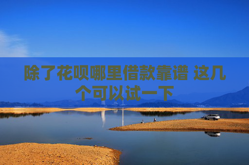 除了花呗哪里借款靠谱 这几个可以试一下