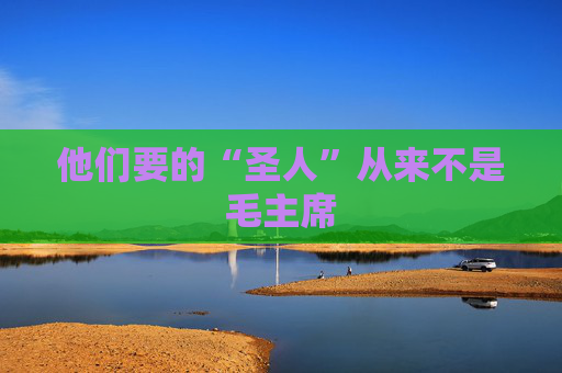 他们要的“圣人”从来不是毛主席