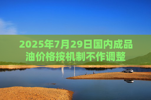 2025年7月29日国内成品油价格按机制不作调整