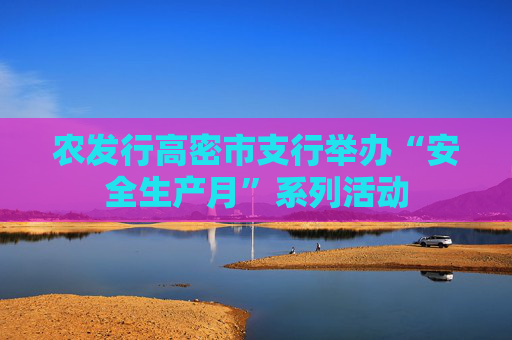 农发行高密市支行举办“安全生产月”系列活动