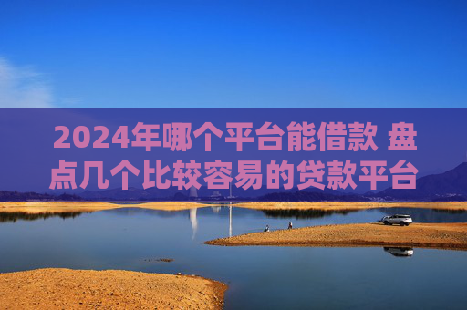2024年哪个平台能借款 盘点几个比较容易的贷款平台