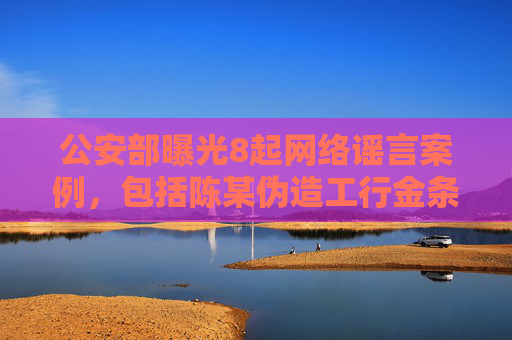 公安部曝光8起网络谣言案例，包括陈某伪造工行金条事件