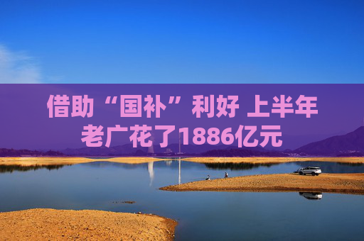 借助“国补”利好 上半年老广花了1886亿元