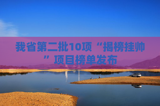 我省第二批10项“揭榜挂帅”项目榜单发布
