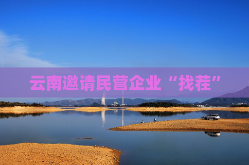 云南邀请民营企业“找茬”