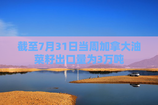 截至7月31日当周加拿大油菜籽出口量为3万吨