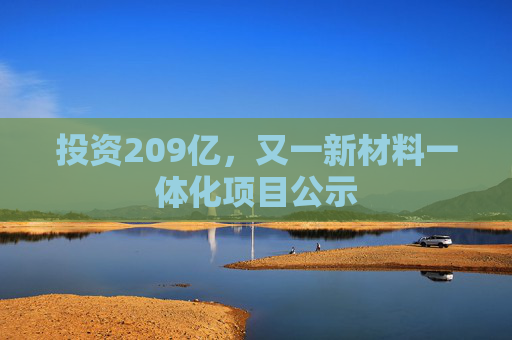 投资209亿，又一新材料一体化项目公示