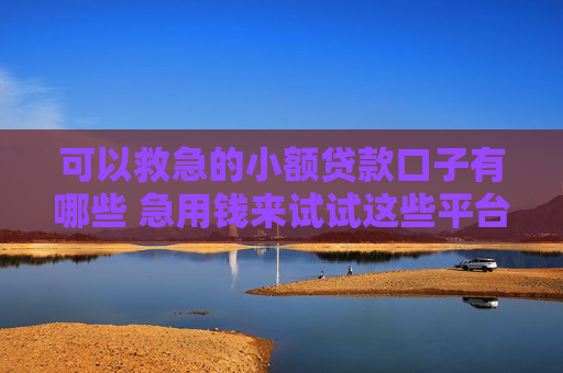 可以救急的小额贷款口子有哪些 急用钱来试试这些平台