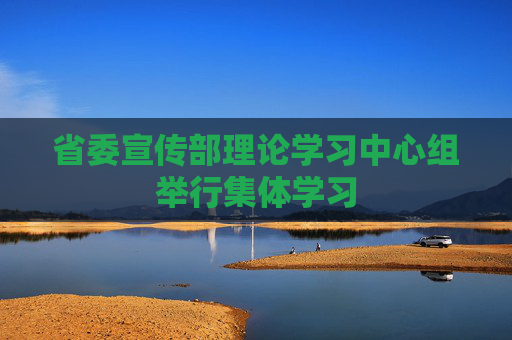 省委宣传部理论学习中心组举行集体学习
