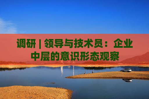 调研 | 领导与技术员：企业中层的意识形态观察