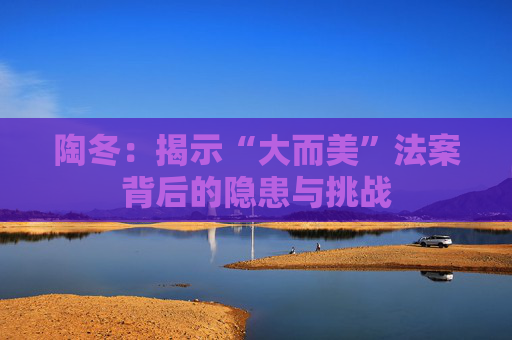 陶冬：揭示“大而美”法案背后的隐患与挑战