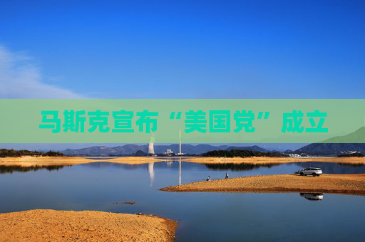 马斯克宣布“美国党”成立