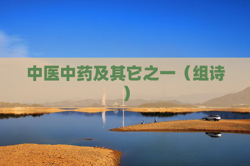 中医中药及其它之一（组诗）