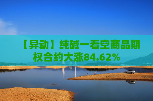 【异动】纯碱一看空商品期权合约大涨84.62%