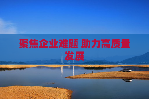 聚焦企业难题 助力高质量发展
