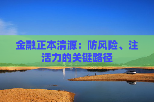 金融正本清源：防风险、注活力的关键路径