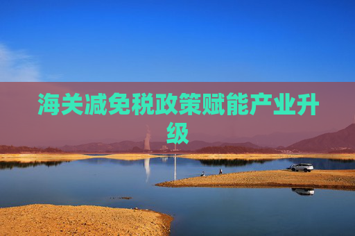 海关减免税政策赋能产业升级