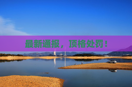 最新通报，顶格处罚！