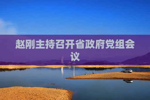 赵刚主持召开省政府党组会议