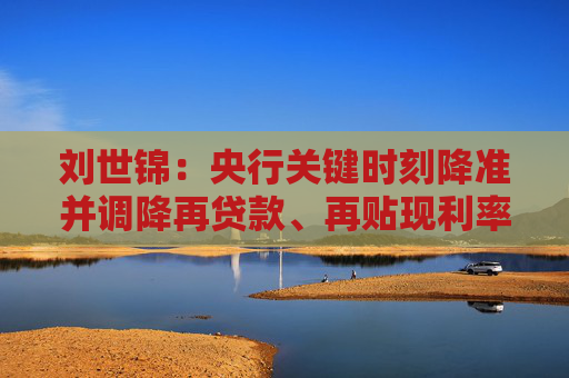 刘世锦：央行关键时刻降准并调降再贷款、再贴现利率，巩固宏观经济面向好势头