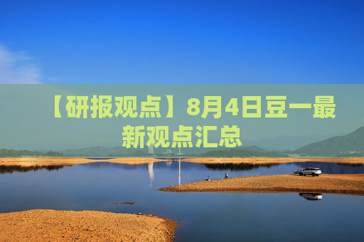【研报观点】8月4日豆一最新观点汇总