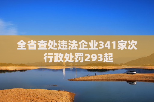 全省查处违法企业341家次 行政处罚293起