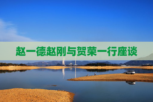 赵一德赵刚与贺荣一行座谈