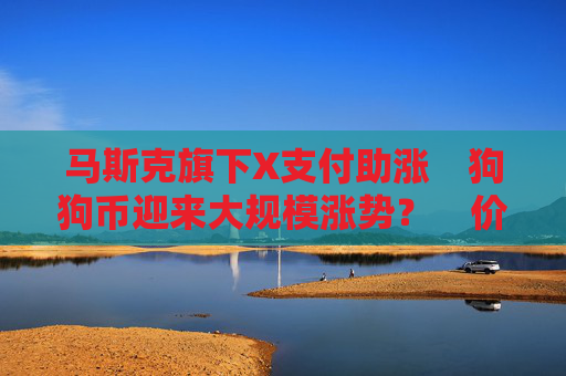 马斯克旗下X支付助涨　狗狗币迎来大规模涨势？　价格展望引发关注！