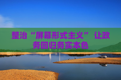 整治“屏幕形式主义” 让政务回归务实本色