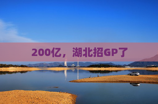 200亿,湖北招GP了