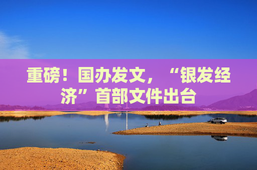 重磅！国办发文，“银发经济”首部文件出台