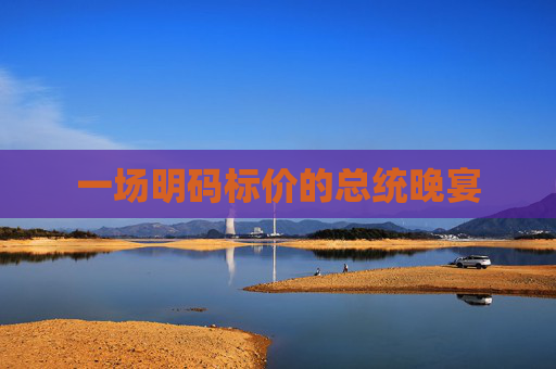 一场明码标价的总统晚宴
