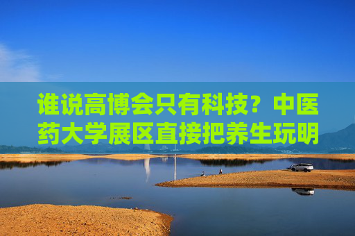 谁说高博会只有科技？中医药大学展区直接把养生玩明白了！