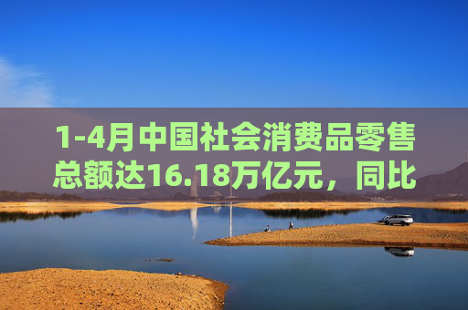 1-4月中国社会消费品零售总额达16.18万亿元，同比增长4.7%