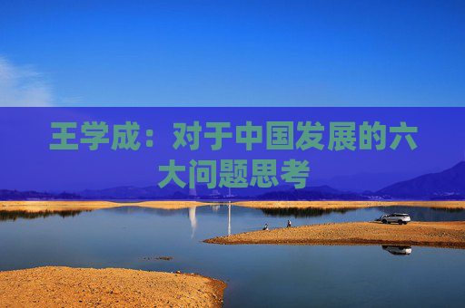 王学成：对于中国发展的六大问题思考