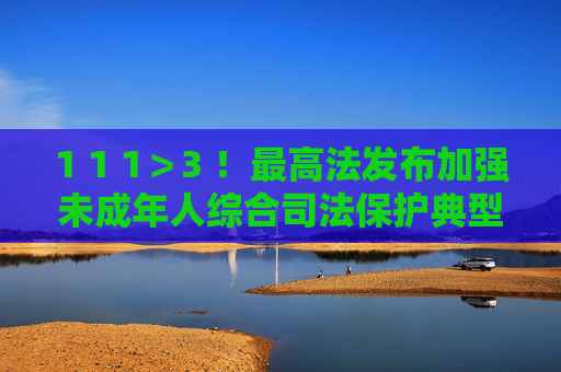 1 1 1＞3 ！最高法发布加强未成年人综合司法保护典型案例