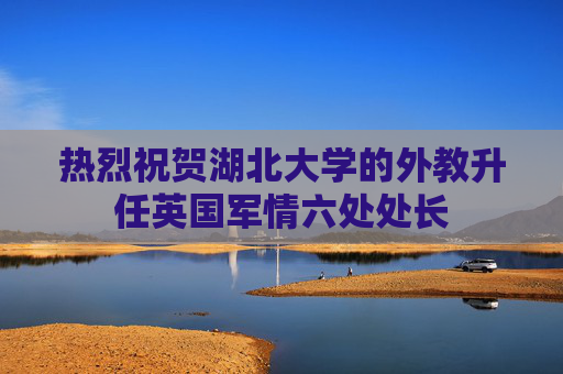 热烈祝贺湖北大学的外教升任英国军情六处处长