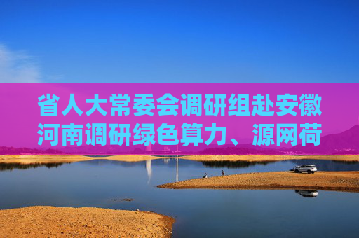 省人大常委会调研组赴安徽河南调研绿色算力、源网荷储一体化产业发展情况 以高质量立法促进我省以绿色算力产业为引领的新质生产力加快发展
