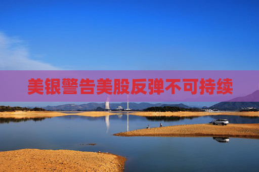 美银警告美股反弹不可持续
