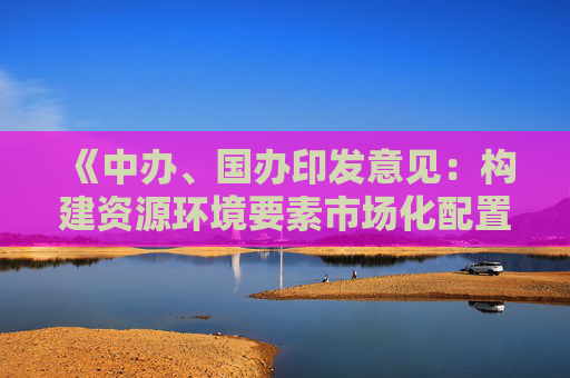 《中办、国办印发意见：构建资源环境要素市场化配置体系》
