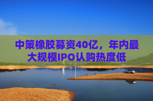 中策橡胶募资40亿，年内最大规模IPO认购热度低