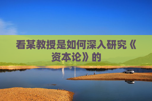 看某教授是如何深入研究《资本论》的