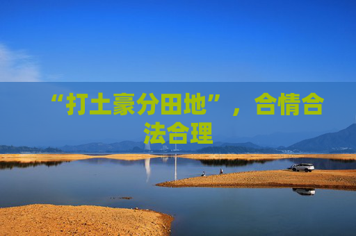 “打土豪分田地”，合情合法合理