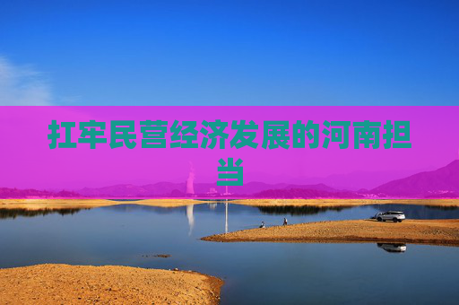 扛牢民营经济发展的河南担当