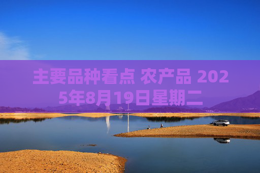 主要品种看点 农产品 2025年8月19日星期二