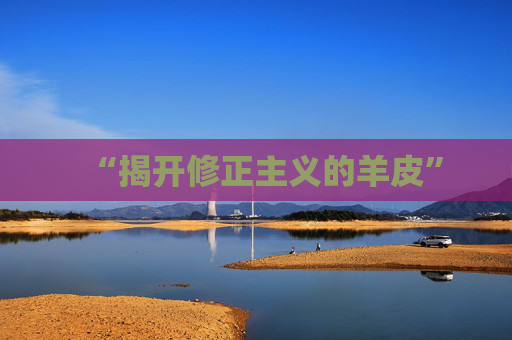 “揭开修正主义的羊皮”